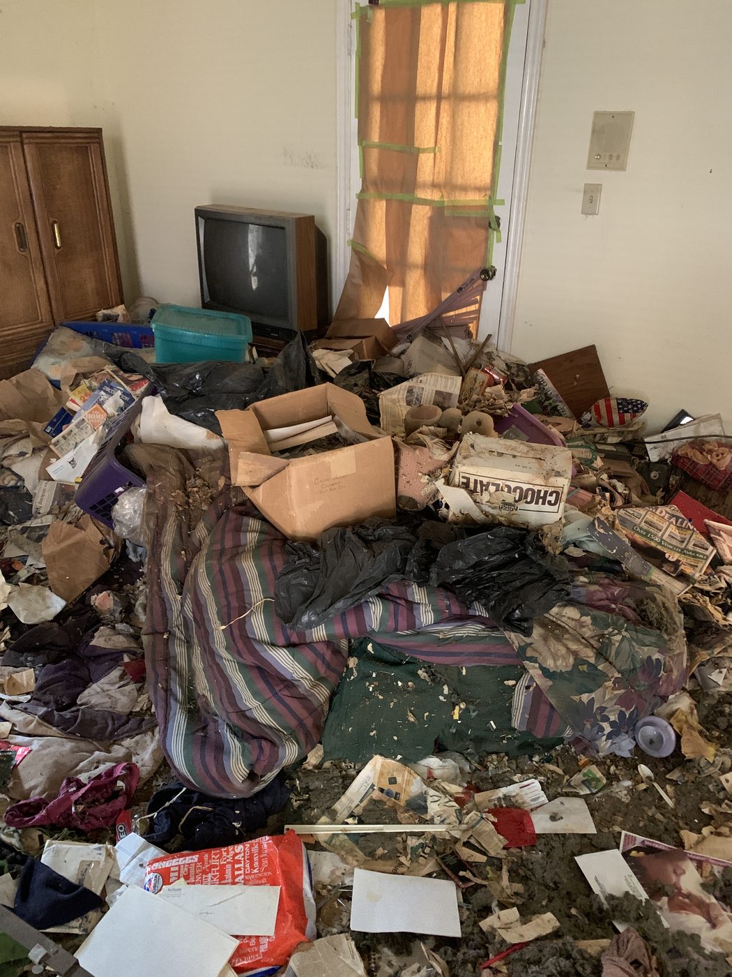 Job site cleanup by RCS Remodeling