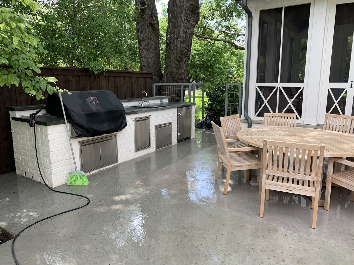 Job site cleanup by RCS Remodeling