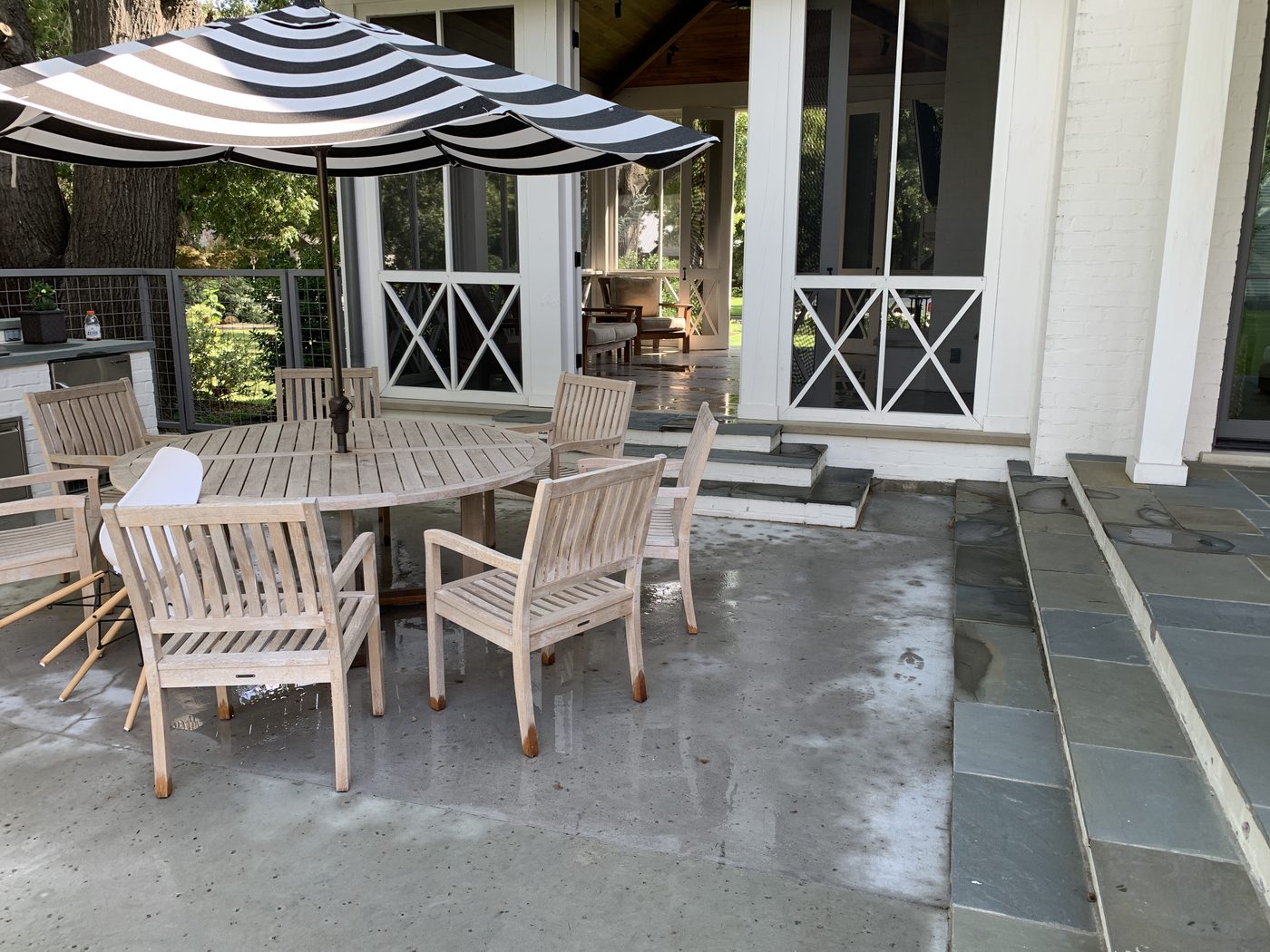 Job site cleanup by RCS Remodeling