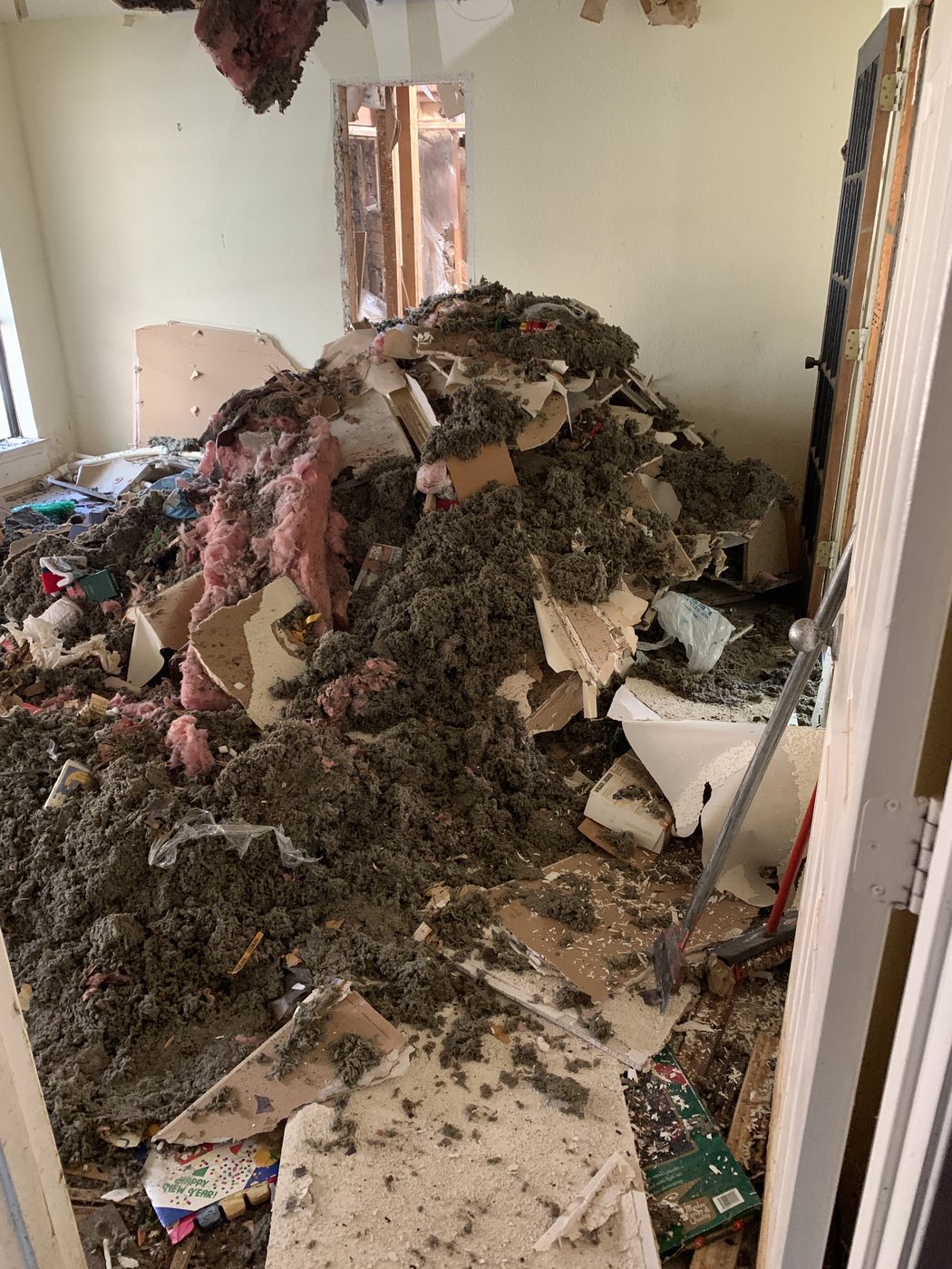 Job site cleanup by RCS Remodeling