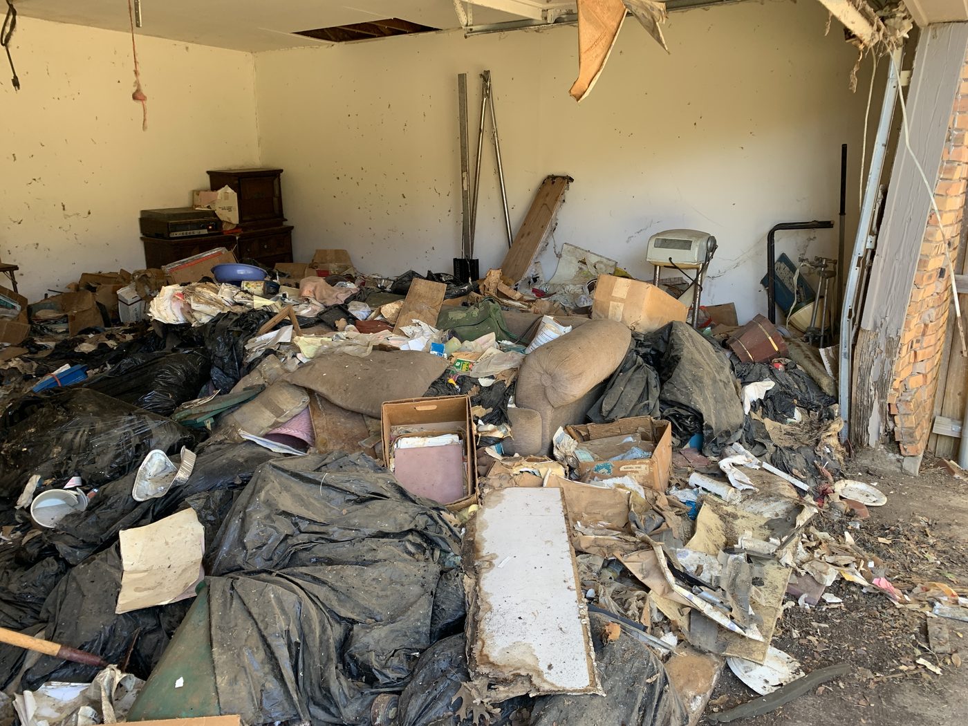 Job site cleanup by RCS Remodeling
