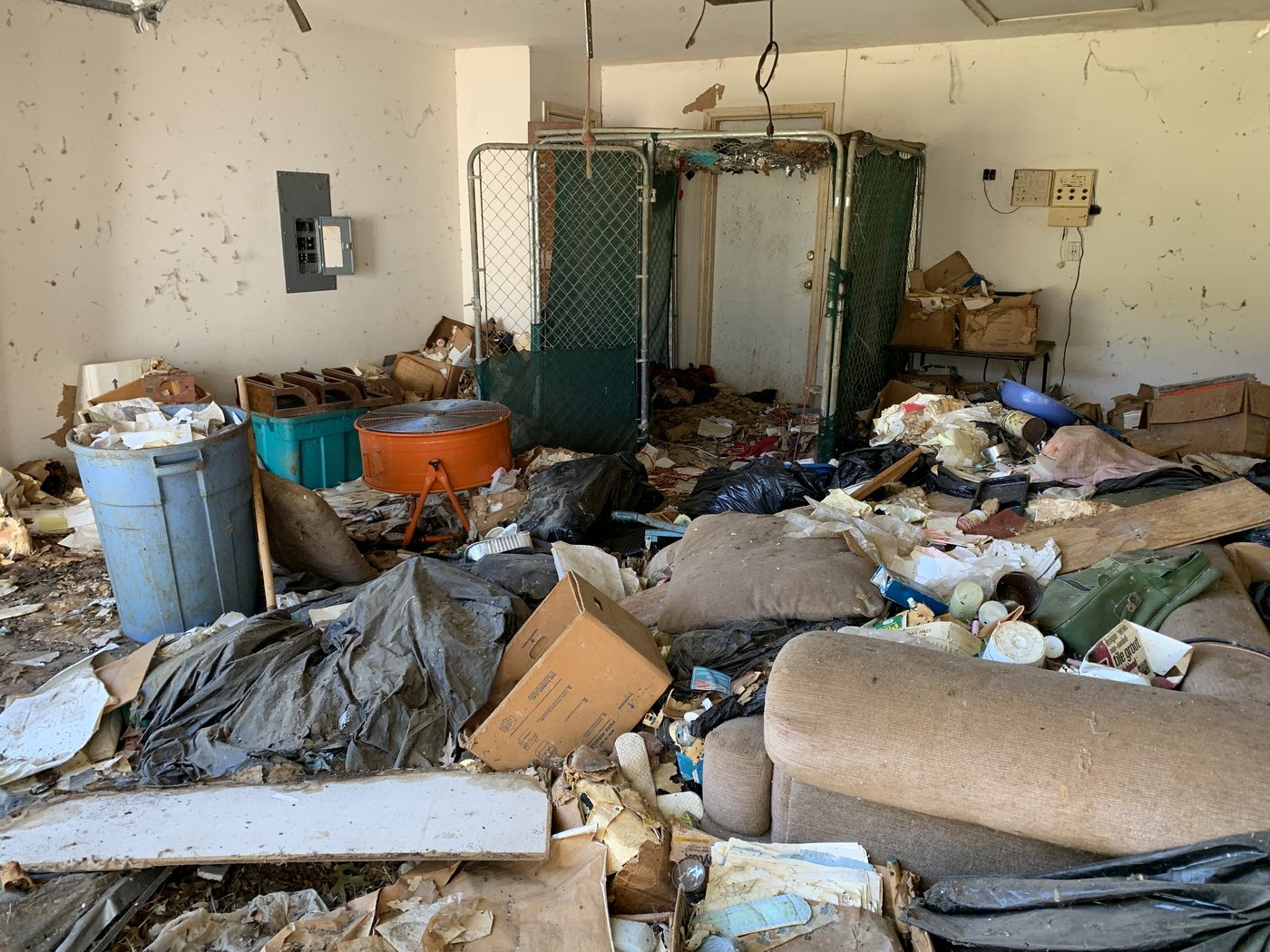 Job site cleanup by RCS Remodeling
