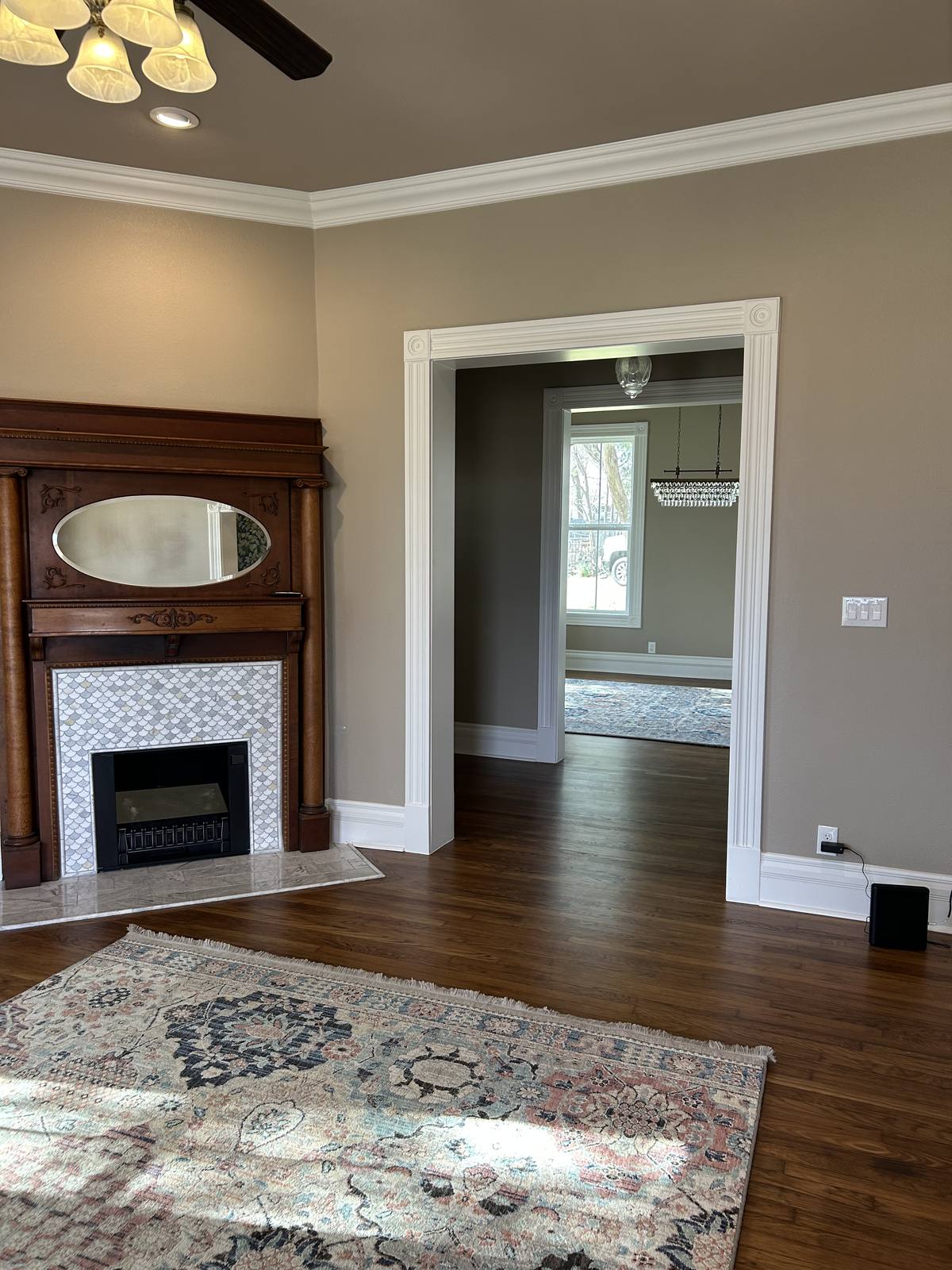 Beautifully remodeled living room by RCS Remodeling